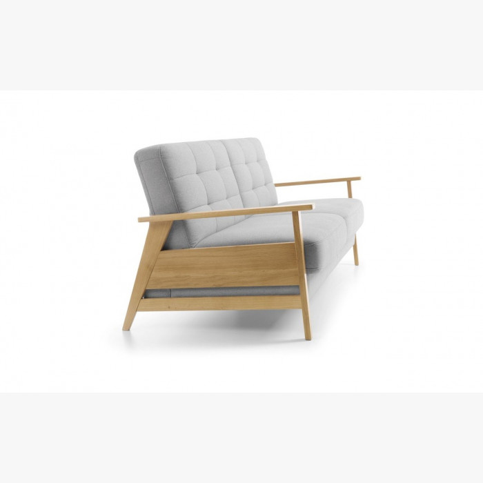 Sofa z drewnianymi podłokietnikami i funkcją spania, Olaf więcej kolorów , {PARENT_CATEGORY_NAME - 4