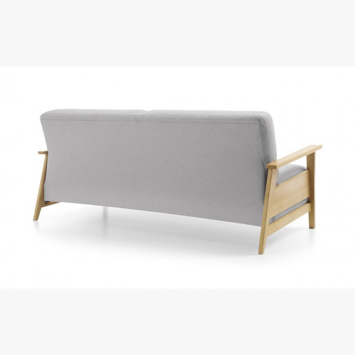 Sofa z drewnianymi podłokietnikami i funkcją spania, Olaf więcej kolorów , {PARENT_CATEGORY_NAME - 5