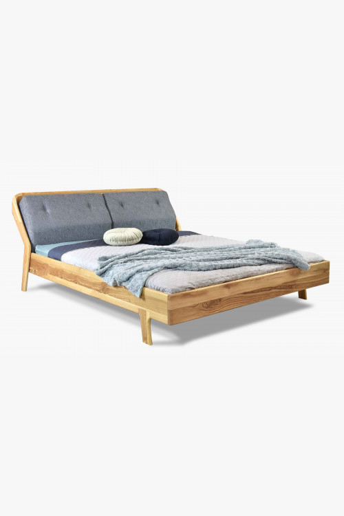 Luksusowe łóżko dębowe na nogach Milenium 160 x 200 cm , {PARENT_CATEGORY_NAME - 1