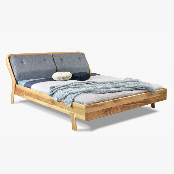 Luksusowe łóżko dębowe na nogach Milenium 160 x 200 cm , {PARENT_CATEGORY_NAME - 1