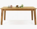 Drewniany stół do jadalni Mirek dąb i krzesła Arosa szare , {PARENT_CATEGORY_NAME - 3