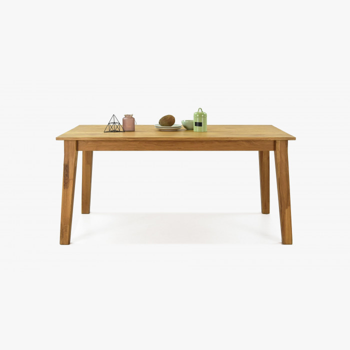 Drewniany stół do jadalni Mirek dąb i krzesła Arosa szare , {PARENT_CATEGORY_NAME - 3