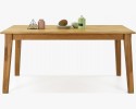 Drewniany stół do jadalni Mirek dąb i krzesła Arosa szare , {PARENT_CATEGORY_NAME - 4