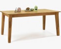 Drewniany stół do jadalni Mirek dąb i krzesła Arosa szare , {PARENT_CATEGORY_NAME - 5