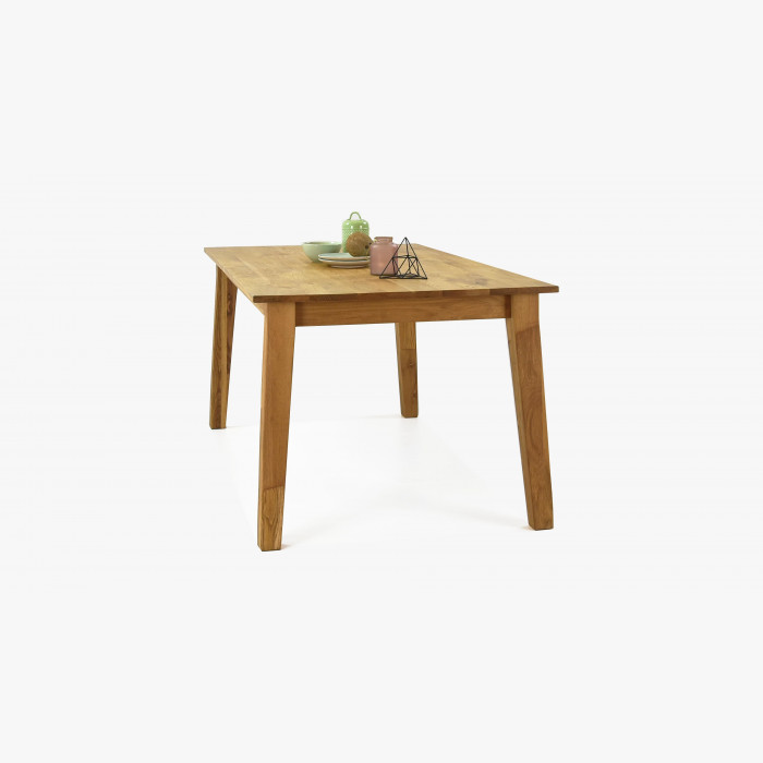 Drewniany stół do jadalni Mirek dąb i krzesła Arosa szare , {PARENT_CATEGORY_NAME - 6