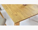 Drewniany stół do jadalni Mirek dąb i krzesła Arosa szare , {PARENT_CATEGORY_NAME - 9