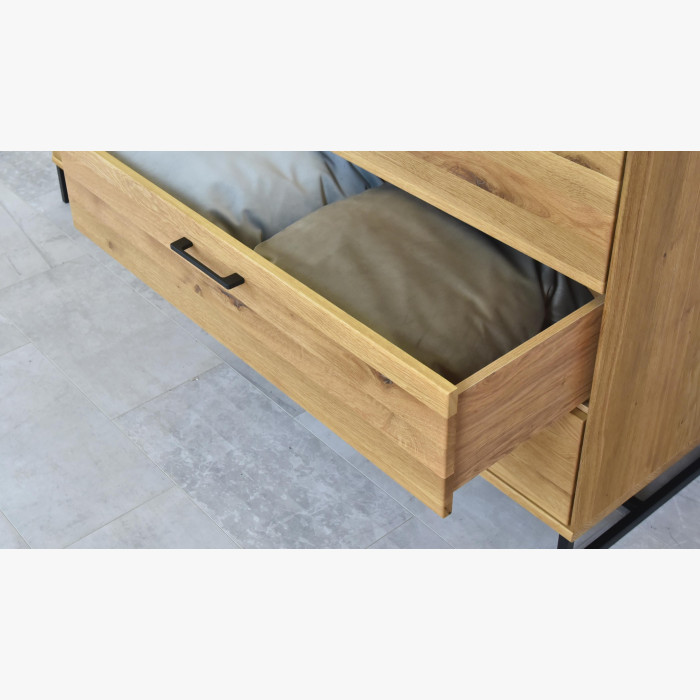 Duża komoda do sypialni - styl loftowy - lite drewno, Lagos 49 , {PARENT_CATEGORY_NAME - 6