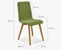 Krzesło kuchenne - zielone, Arosa - Lara Design , {PARENT_CATEGORY_NAME - 6