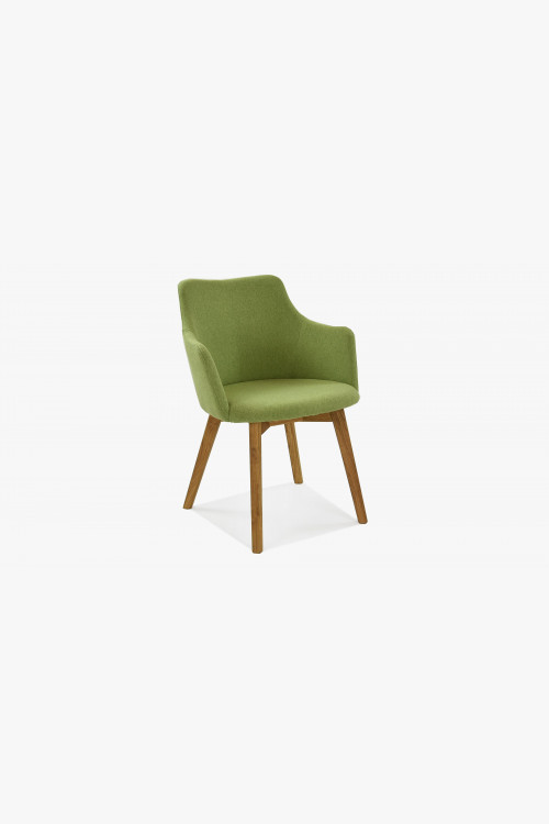 Krzesło z podłokietnikami - Bella Lady green - 1