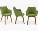 Krzesło z podłokietnikami - Bella Lady green , {PARENT_CATEGORY_NAME - 2