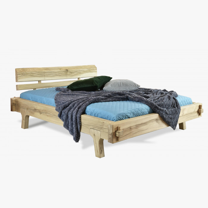 Ekologiczne łóżko dwuosobowe Greta, lity dąb 160 x 200 cm , {PARENT_CATEGORY_NAME - 1