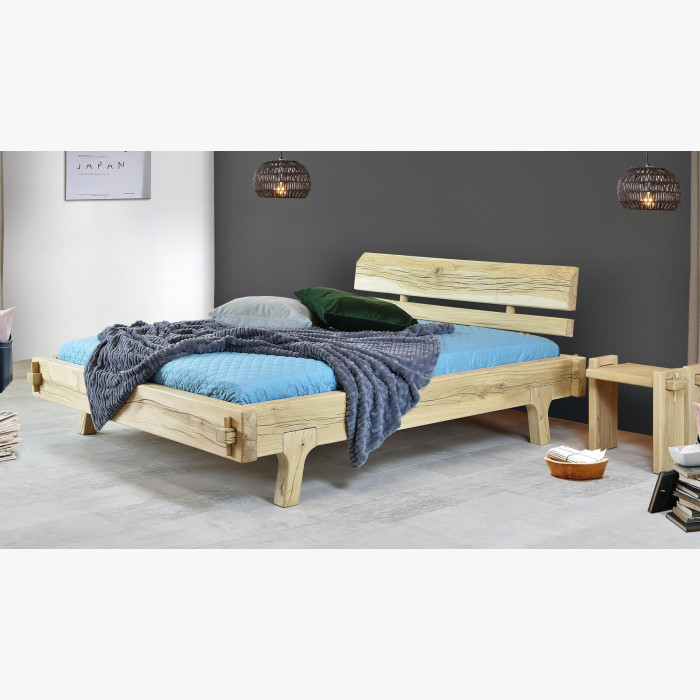 Ekologiczne łóżko dwuosobowe Greta, lity dąb 160 x 200 cm - 5
