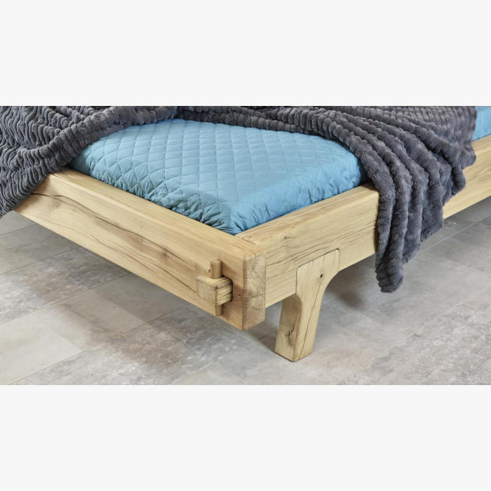 Ekologiczne łóżko dwuosobowe Greta, lity dąb 160 x 200 cm , {PARENT_CATEGORY_NAME - 6