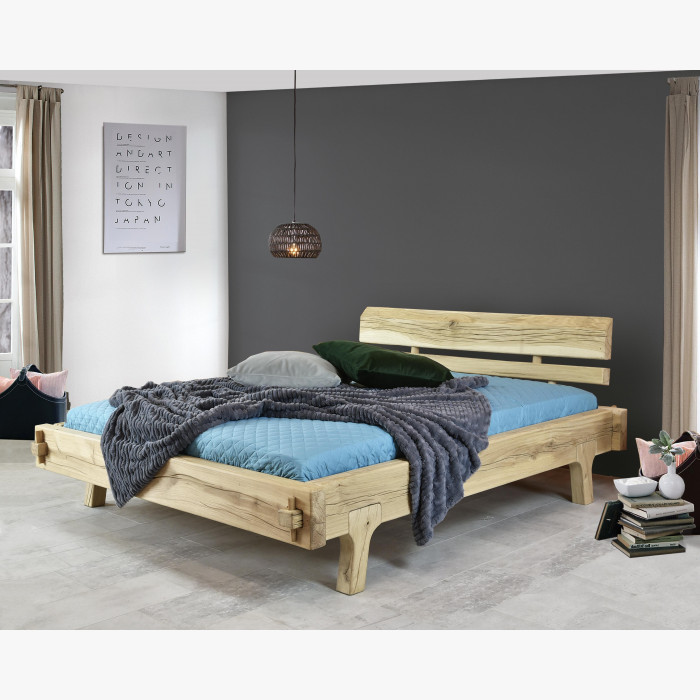 Ekologiczne łóżko dwuosobowe Greta, lity dąb 160 x 200 cm - 10