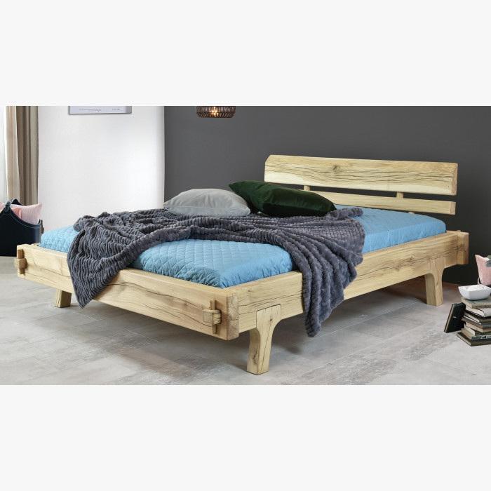 Ekologiczne łóżko dwuosobowe Greta, lity dąb 160 x 200 cm , {PARENT_CATEGORY_NAME - 11