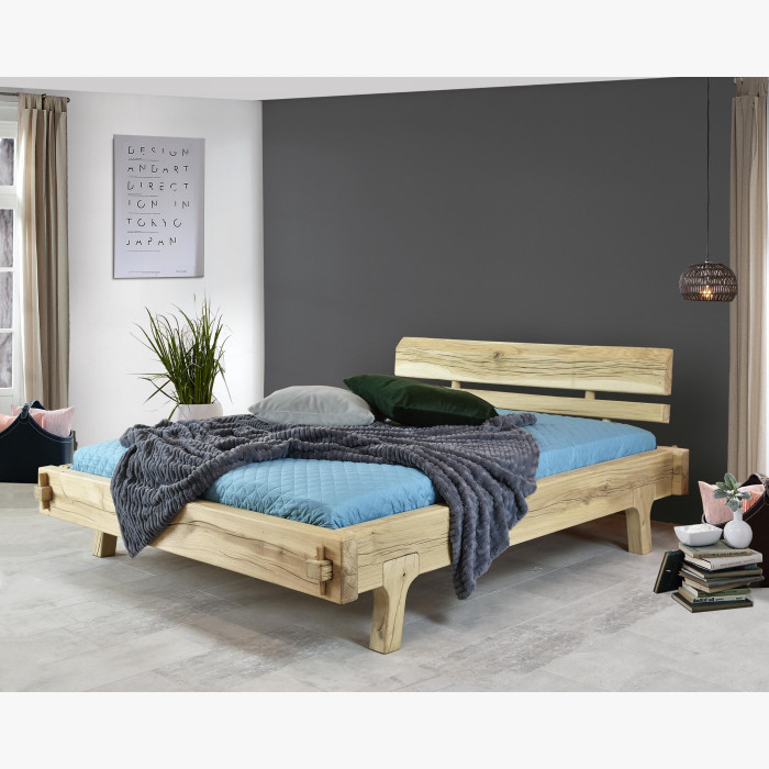 Ekologiczne łóżko dwuosobowe Greta, lity dąb 160 x 200 cm - 12