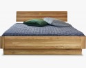 Łóżko dwuosobowe z litego dębu zaokrąglone , Sztokholm 160 x 200 cm , {PARENT_CATEGORY_NAME - 3