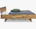 Łóżko dwuosobowe z litego dębu zaokrąglone , Sztokholm 160 x 200 cm , {PARENT_CATEGORY_NAME - 5