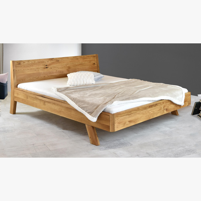 Jednoosobowe łóżko dębowe, Marina 90 x 200 cm , {PARENT_CATEGORY_NAME - 2