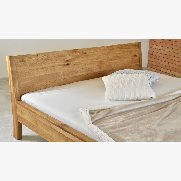 Jednoosobowe łóżko dębowe, Marina 90 x 200 cm , {PARENT_CATEGORY_NAME - 3