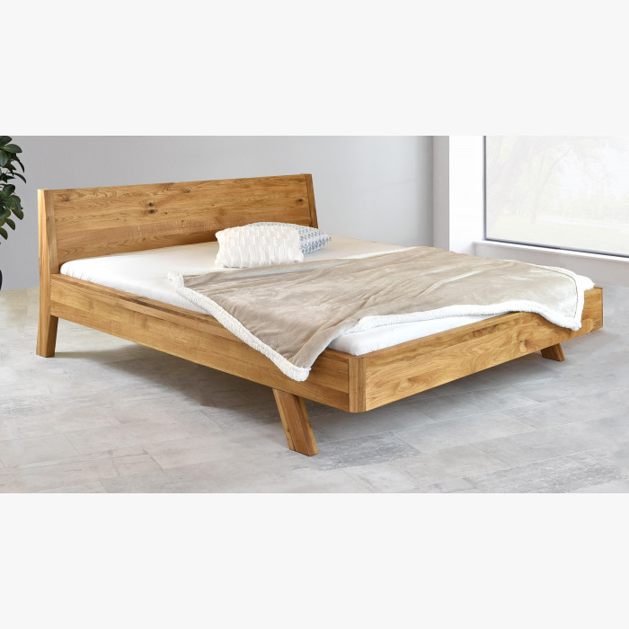 Jednoosobowe łóżko dębowe, Marina 90 x 200 cm , {PARENT_CATEGORY_NAME - 5