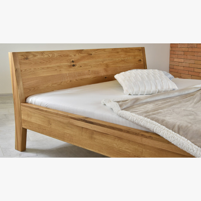 Jednoosobowe łóżko dębowe, Marina 90 x 200 cm , {PARENT_CATEGORY_NAME - 6