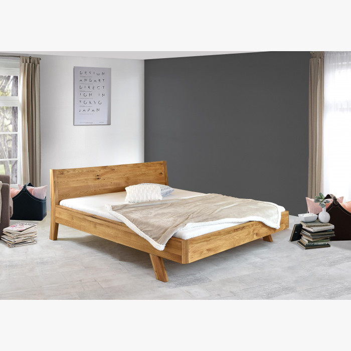 Jednoosobowe łóżko dębowe, Marina 90 x 200 cm , {PARENT_CATEGORY_NAME - 8