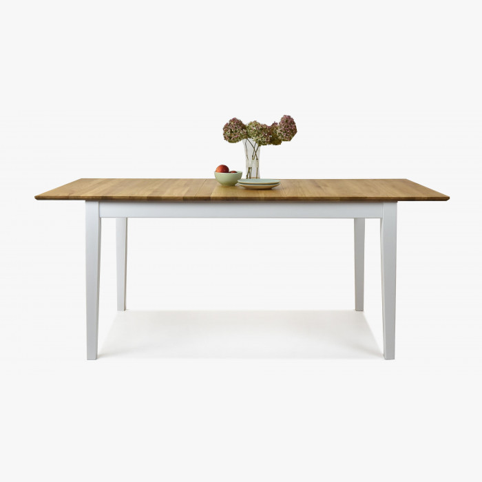 Stół z litego dębu, biały, Tomino 140 - 180 x 90 , {PARENT_CATEGORY_NAME - 1