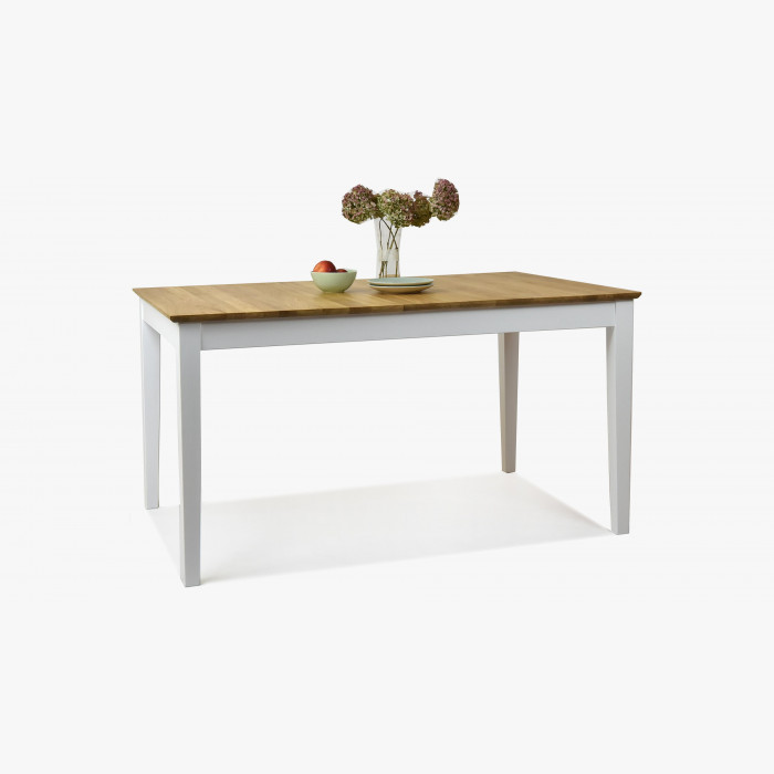 Stół z litego dębu, biały, Tomino 140 - 180 x 90 , {PARENT_CATEGORY_NAME - 4