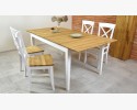 Stół z litego dębu, biały, Tomino 140 - 180 x 90 , {PARENT_CATEGORY_NAME - 9
