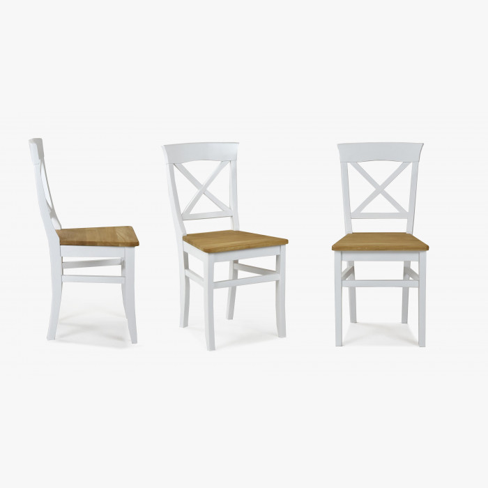Krzesło dębowe Torina dąb + białe , {PARENT_CATEGORY_NAME - 7