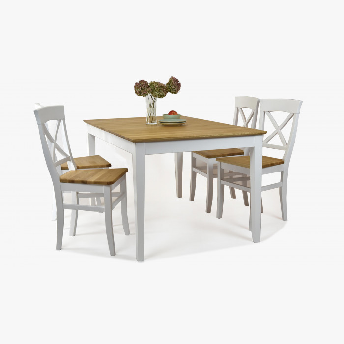 Stół do jadalni i krzesła z litego drewna w stylu rustykalnym, TominoTorina , {PARENT_CATEGORY_NAME - 3