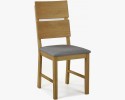 Krzesło dębowe Nora - szare - MEGA akcja , {PARENT_CATEGORY_NAME - 3
