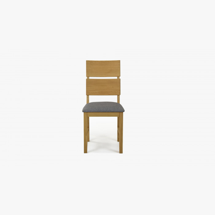 Krzesło dębowe Nora - szare - MEGA akcja , {PARENT_CATEGORY_NAME - 4