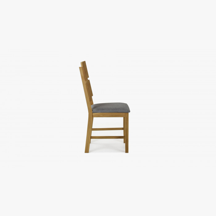 Krzesło dębowe Nora - szare - MEGA akcja , {PARENT_CATEGORY_NAME - 6