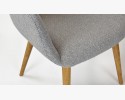 Designerskie krzesło z podłokietnikami, Sky jasnoszary , {PARENT_CATEGORY_NAME - 8