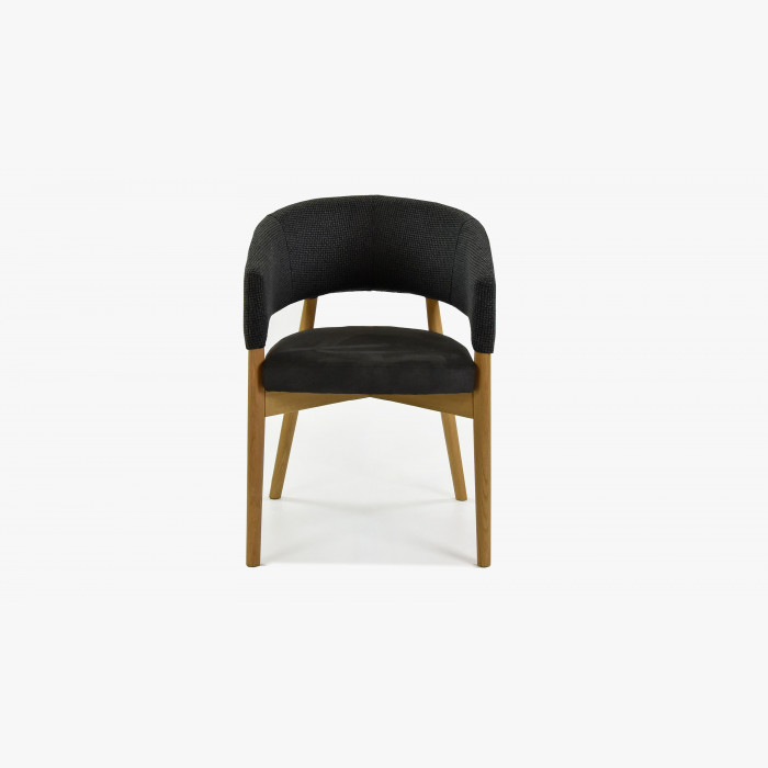 Luksusowe krzesło do jadalni czarne- LILY , {PARENT_CATEGORY_NAME - 5