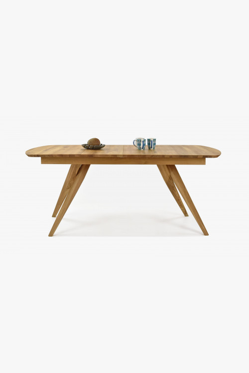Designerski stół rozkładany z litego dębu, Anor 180-220 x 90 cm , {PARENT_CATEGORY_NAME - 1