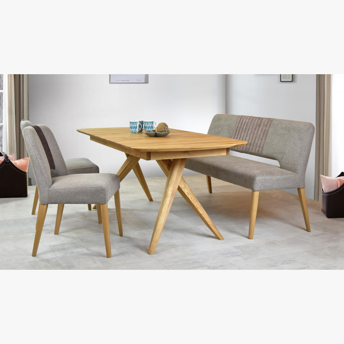 Designerski stół rozkładany z litego dębu, Anor 180-220 x 90 cm , {PARENT_CATEGORY_NAME - 2