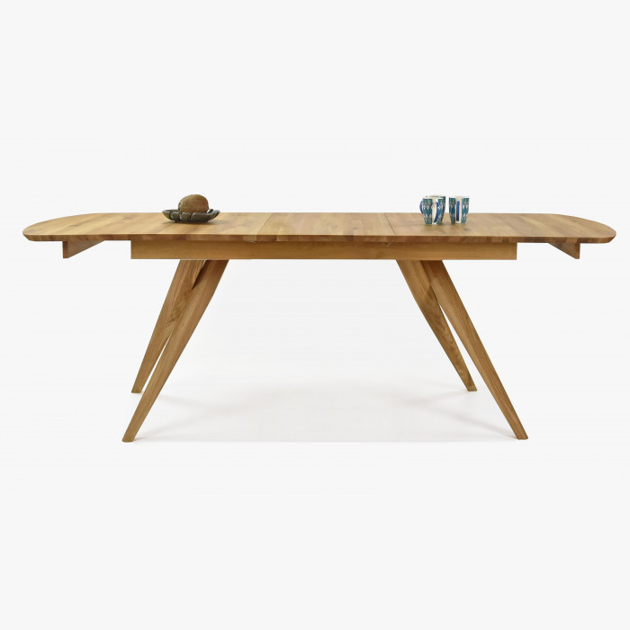 Designerski stół rozkładany z litego dębu, Anor 180-220 x 90 cm , {PARENT_CATEGORY_NAME - 3