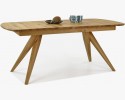 Designerski stół rozkładany z litego dębu, Anor 180-220 x 90 cm , {PARENT_CATEGORY_NAME - 4