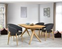 Designerski stół rozkładany z litego dębu, Anor 180-220 x 90 cm , {PARENT_CATEGORY_NAME - 6