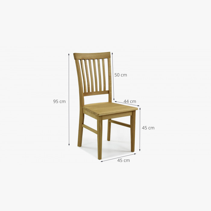 Krzesełko z litego drewna dębowego, Rain , {PARENT_CATEGORY_NAME - 9
