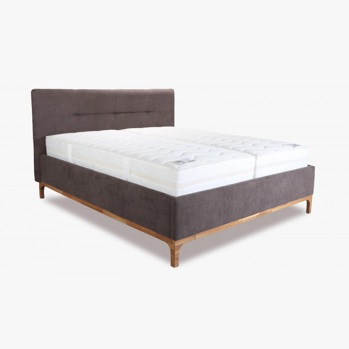 Łóżko tapicerowane na nogach ze schowkiem 180x 200, brązowe Mercur , {PARENT_CATEGORY_NAME - 3