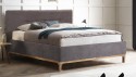 Łóżko tapicerowane na nogach ze schowkiem 180x 200, brązowe Mercur , {PARENT_CATEGORY_NAME - 5