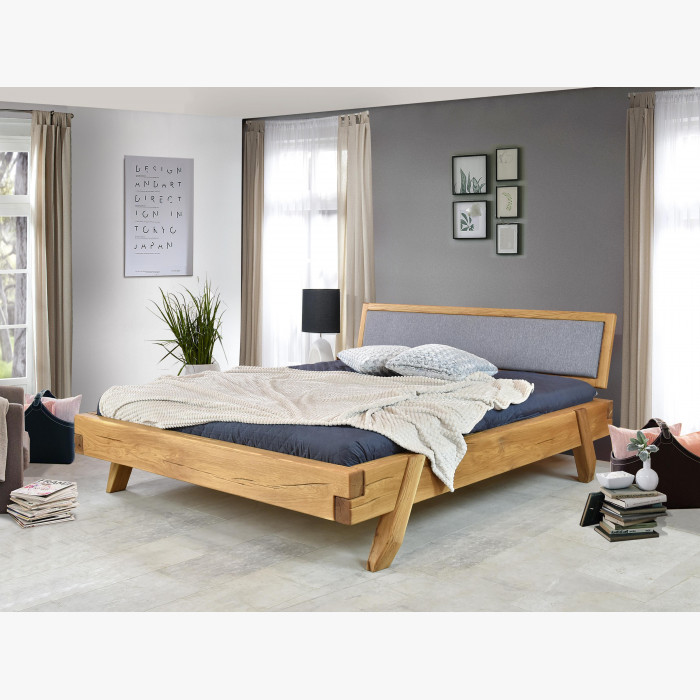 Luksusowe łóżko wykonane z belek dębowych, dwuosobowe Spider 160 x 200 , {PARENT_CATEGORY_NAME - 11
