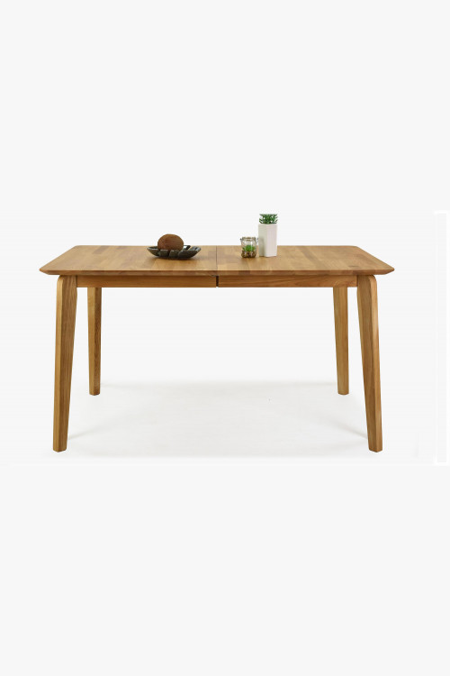 Stół rozkładany, lity dąb, Liam XL 140-180 x 90 cm