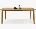 Stół rozkładany, lity dąb, Liam XL 140-180 x 90 cm , {PARENT_CATEGORY_NAME - 2