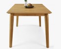 Stół rozkładany, lity dąb, Liam XL 140-180 x 90 cm , {PARENT_CATEGORY_NAME - 4