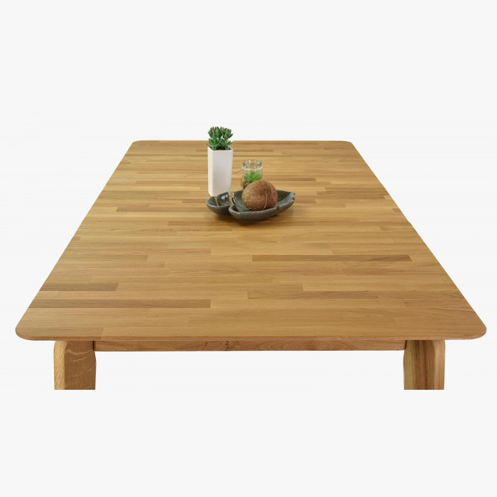 Stół rozkładany, lity dąb, Liam XL 140-180 x 90 cm , {PARENT_CATEGORY_NAME - 5
